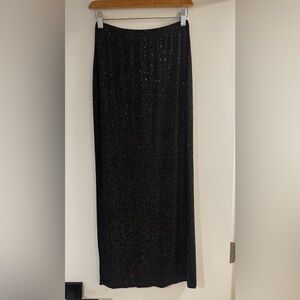 Black Maxi Skirt - sparkly multiple sparkles ✨
